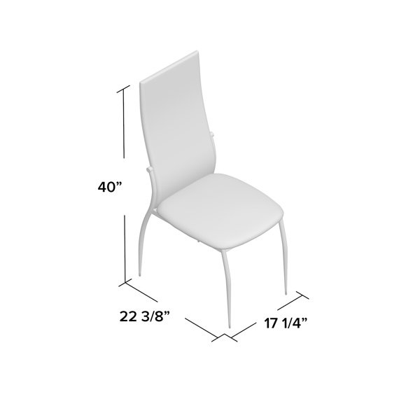 Wade Logan Jaxson Upholstered Dining Chair & Reviews Wayfair